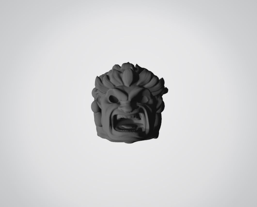 Akuma Keycap 3D print model_4