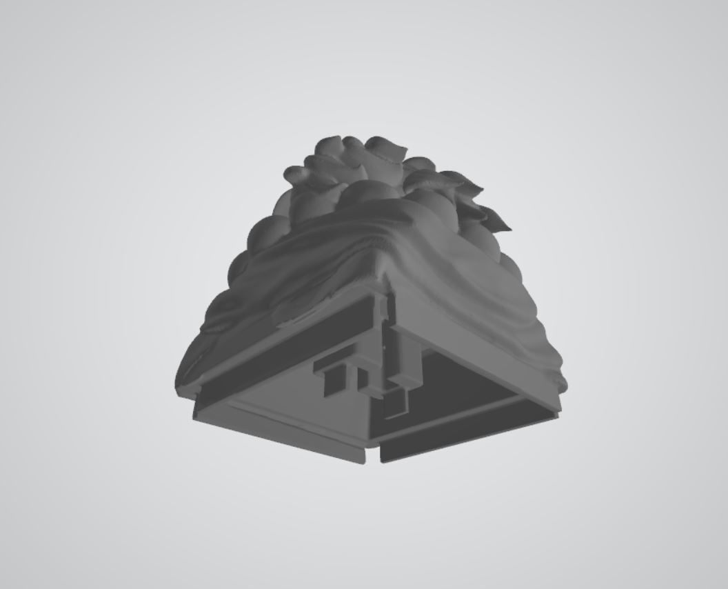 Akuma Keycap 3D print model_6