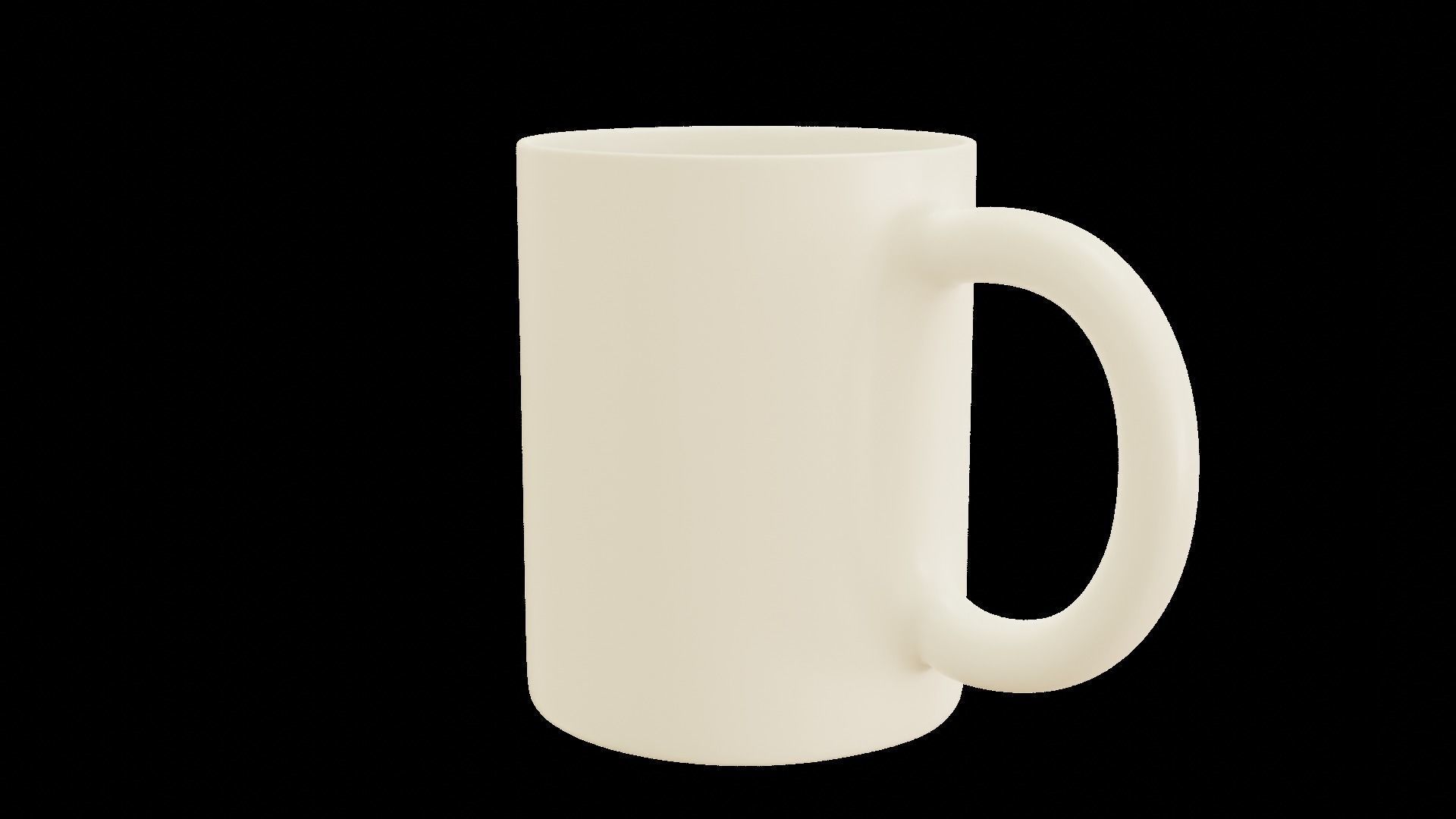 coffee mug 3D model_2