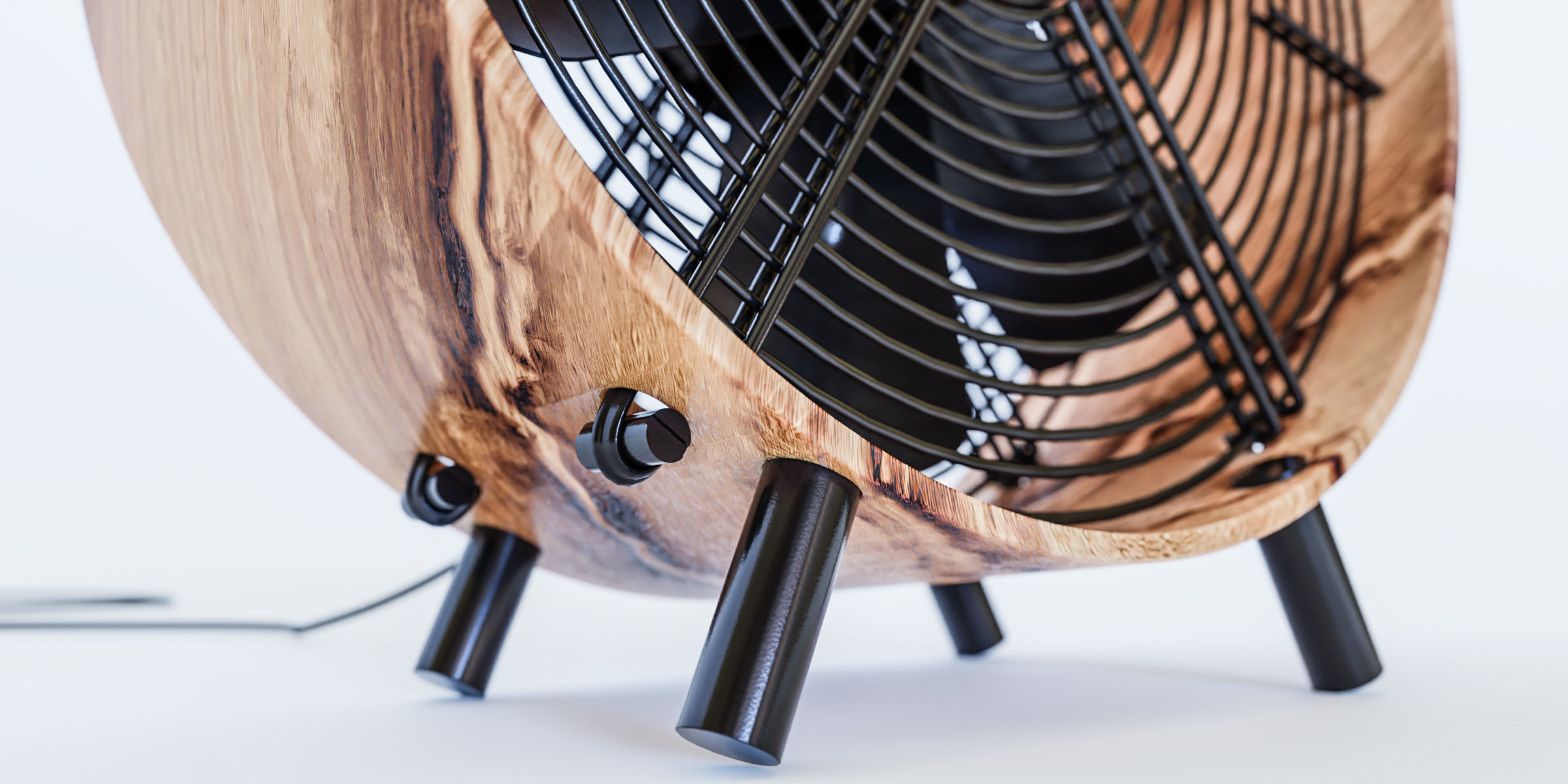 Floor Fan 3D model_7