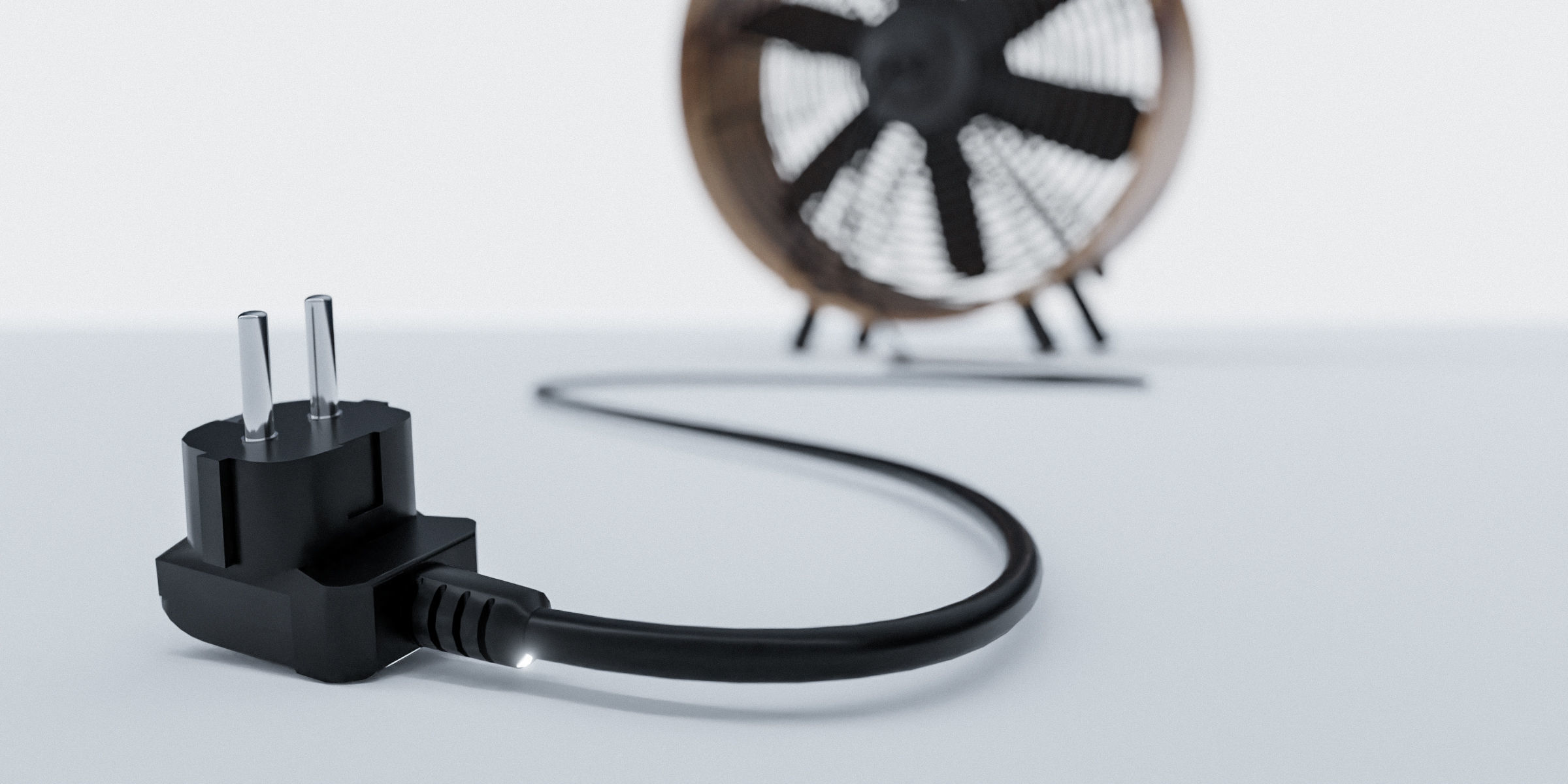 Floor Fan 3D model_1