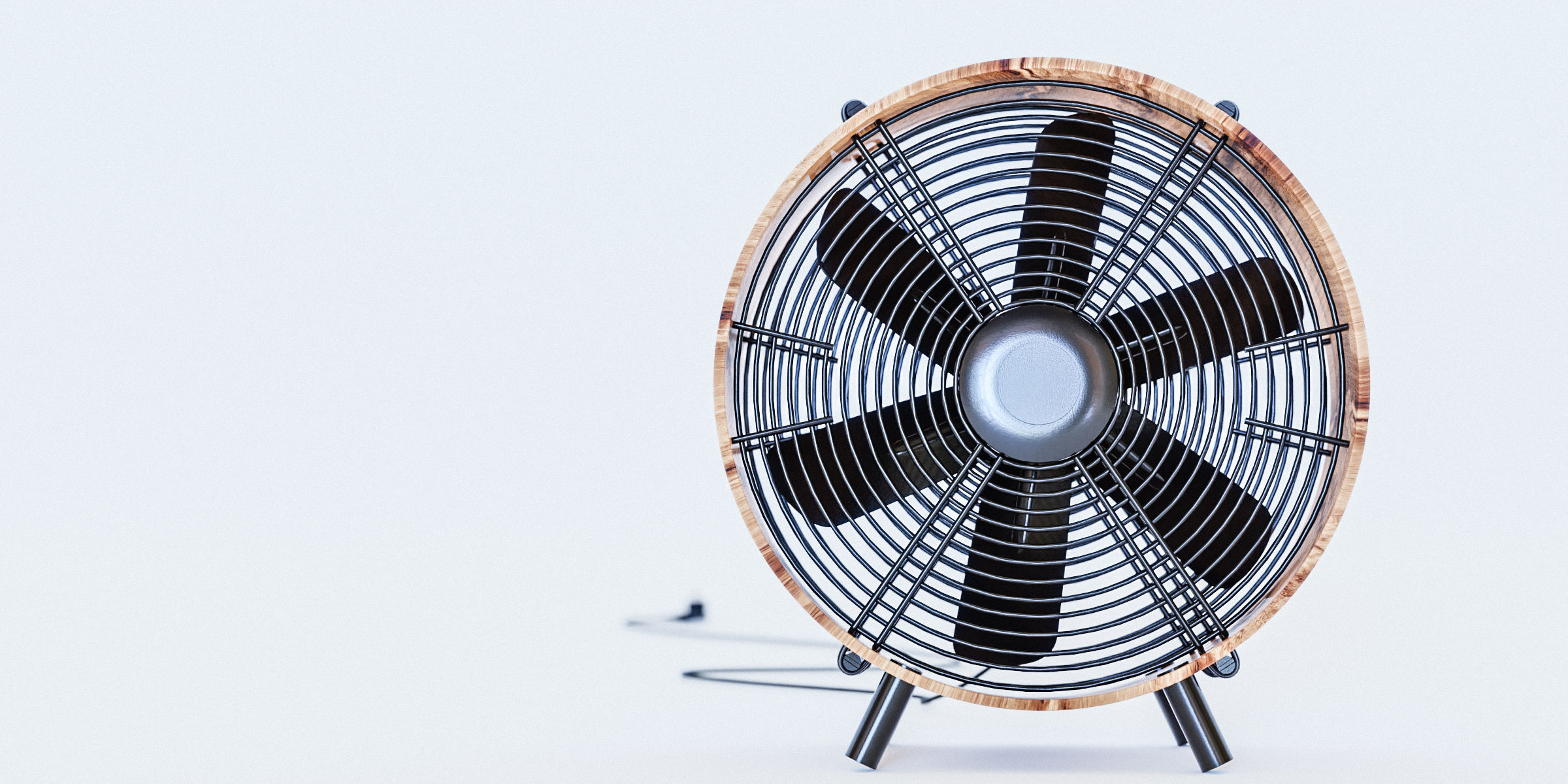 Floor Fan 3D model_2