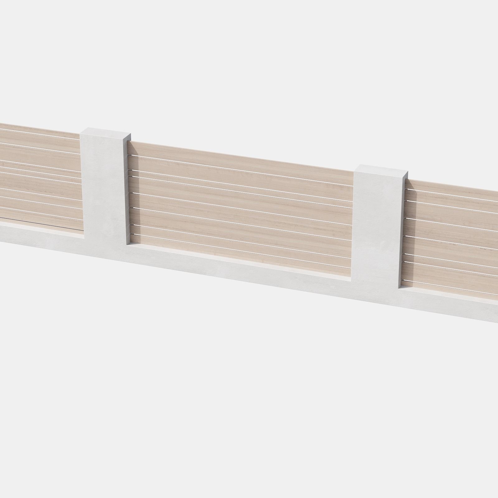 045 Modern Fence 03 3D model_25