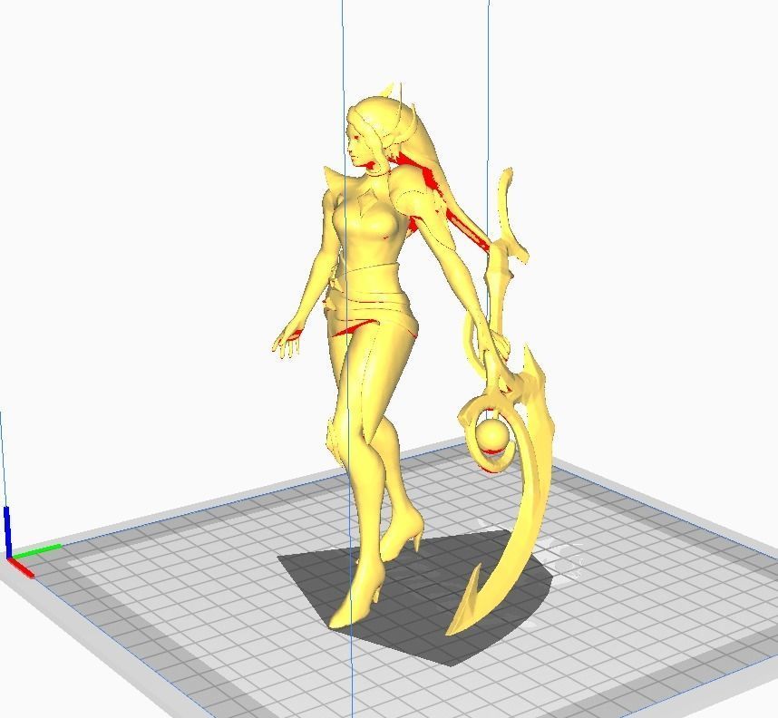 Sentinel Diana 3D Model 3D print model_2