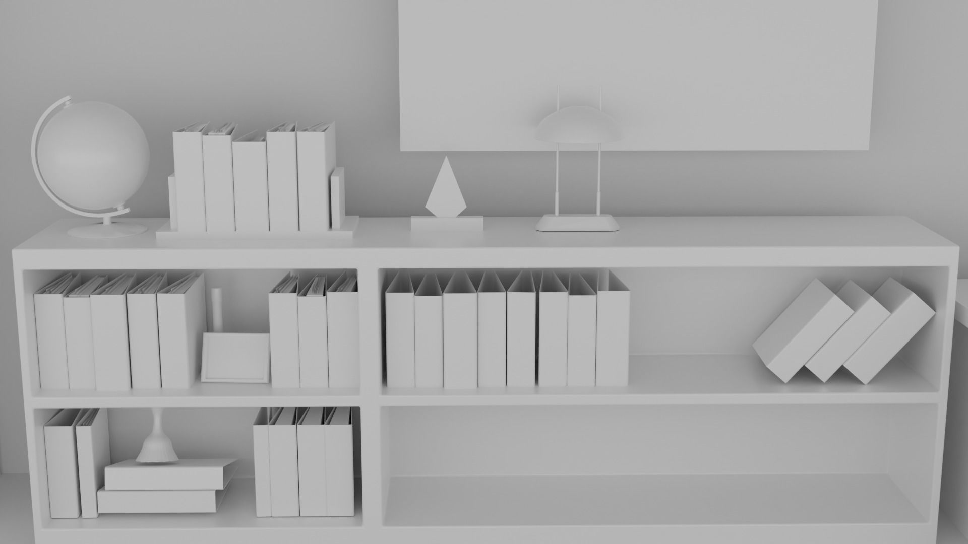 Office objects to speed up your project Low-poly 3D model_4