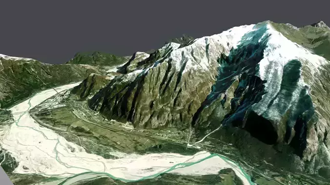 Mountain landscape Monte Plauris Tugliezzo Piani Liguria Italy