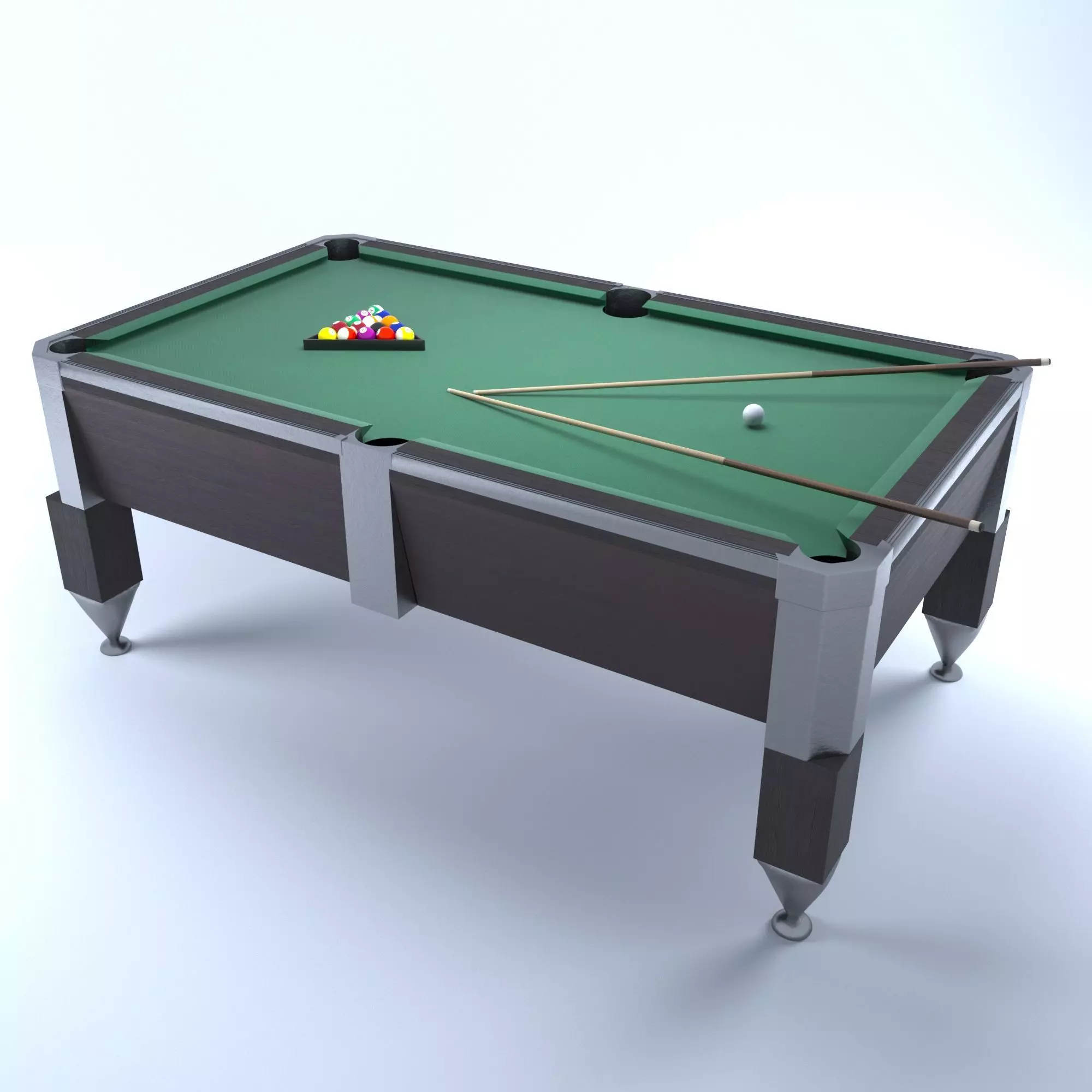 BILLIARD  TABLE SET 3D model_0
