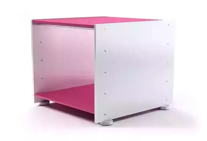 White Modular Shelf System