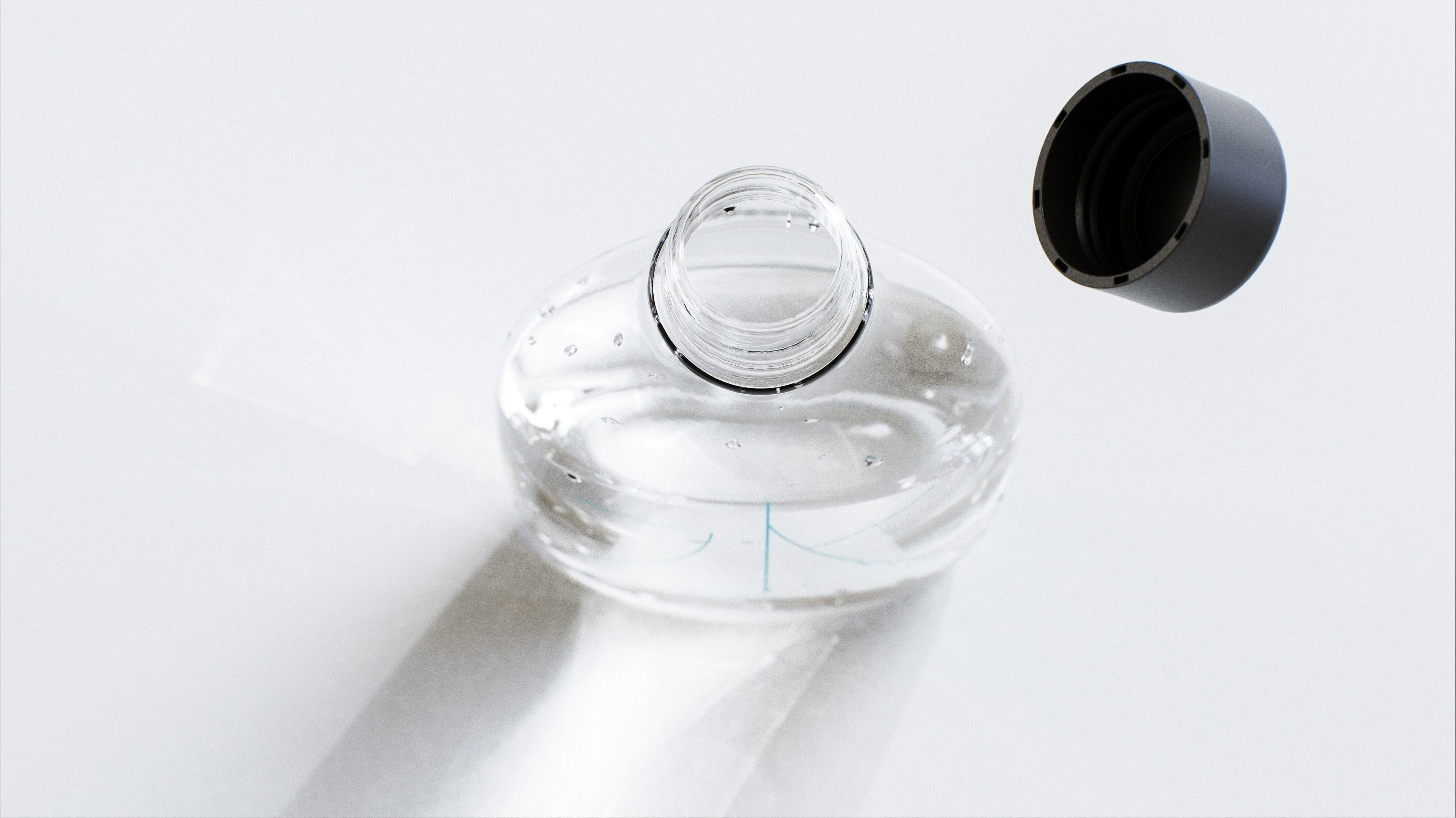 Muji water bottle 3D model_3