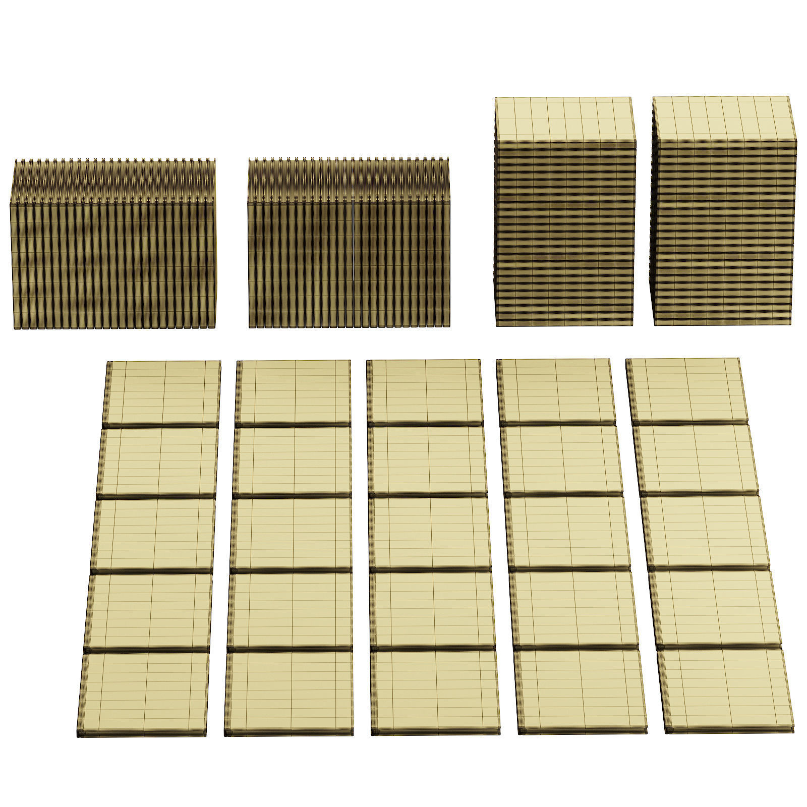 047 Decorative books set 06 Basic Art Series PART 01 3D model_34