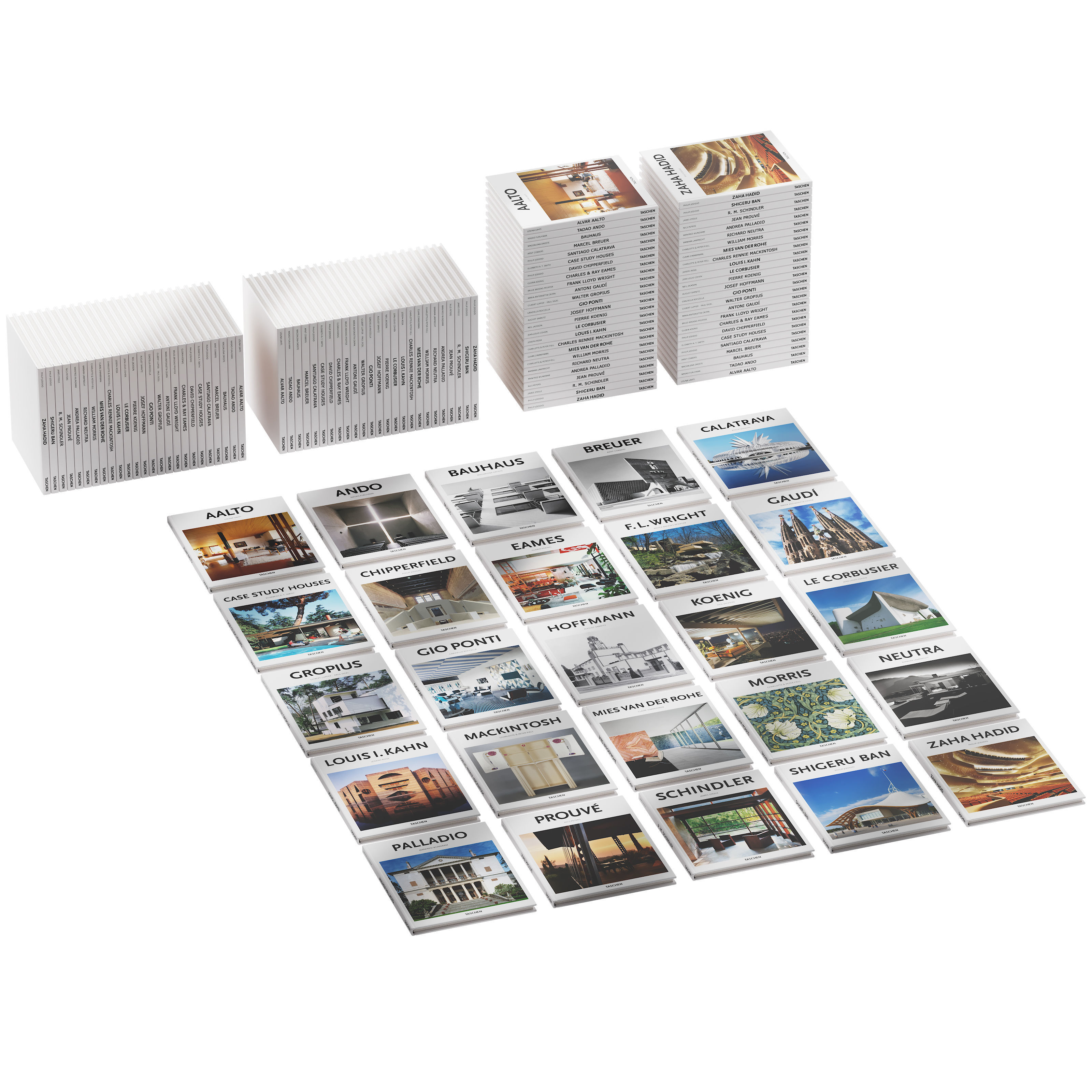 047 Decorative books set 06 Basic Art Series PART 01 3D model_4