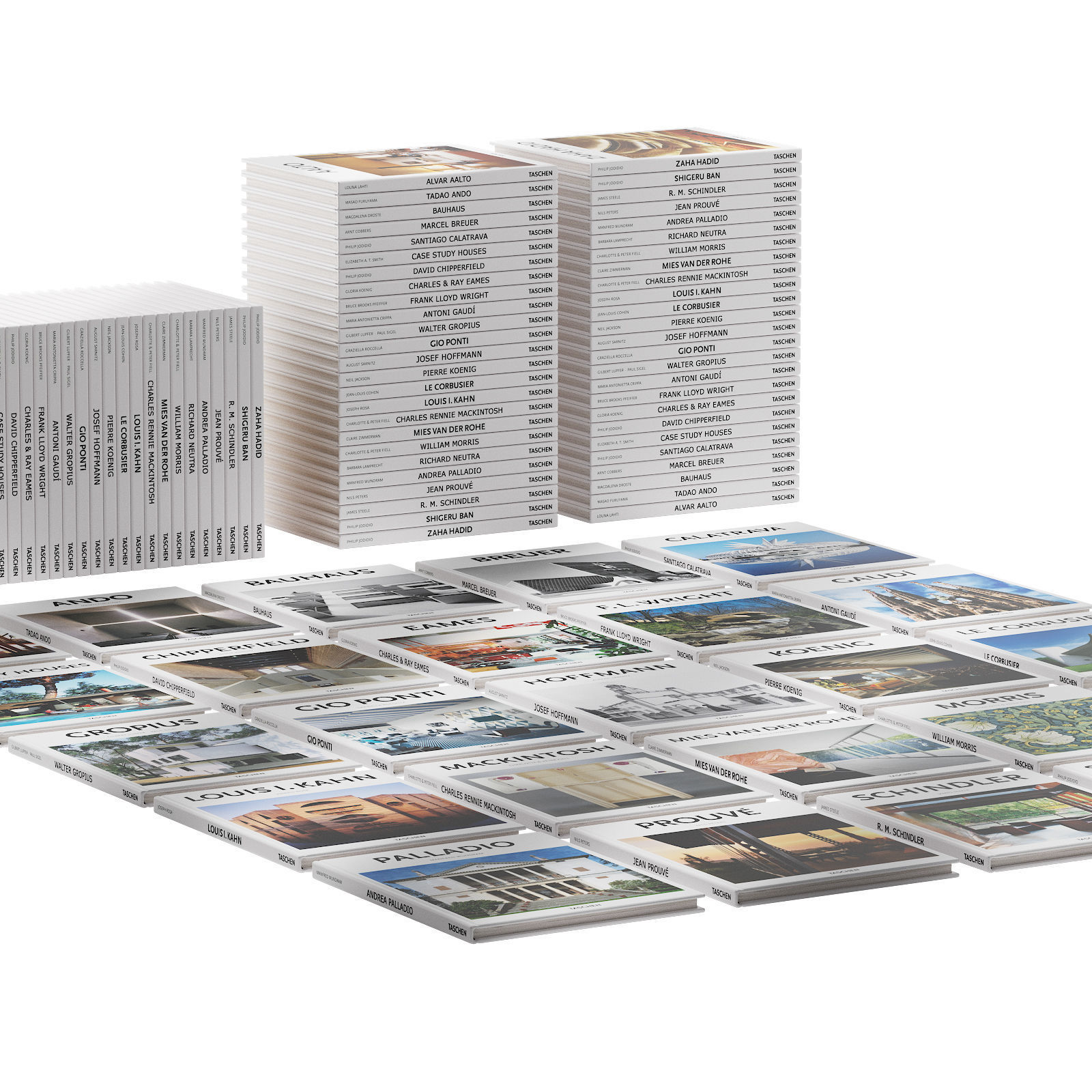 047 Decorative books set 06 Basic Art Series PART 01 3D model_2