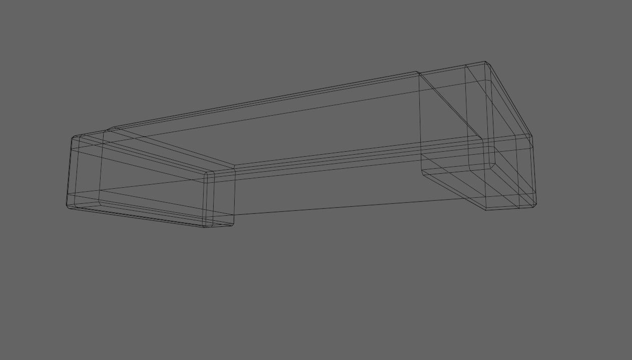 Resistor SMD - Electronic parts Low-poly 3D model_20