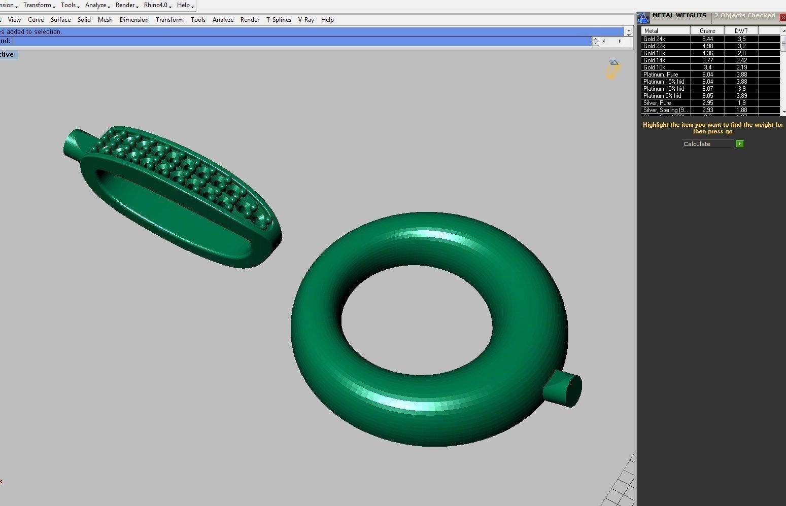 Set Ring earring and pendant ready for 3d print 3D print model_10