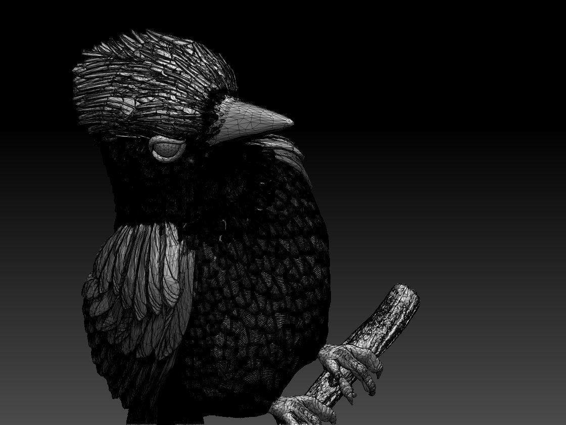 jay bird 3D print model_7