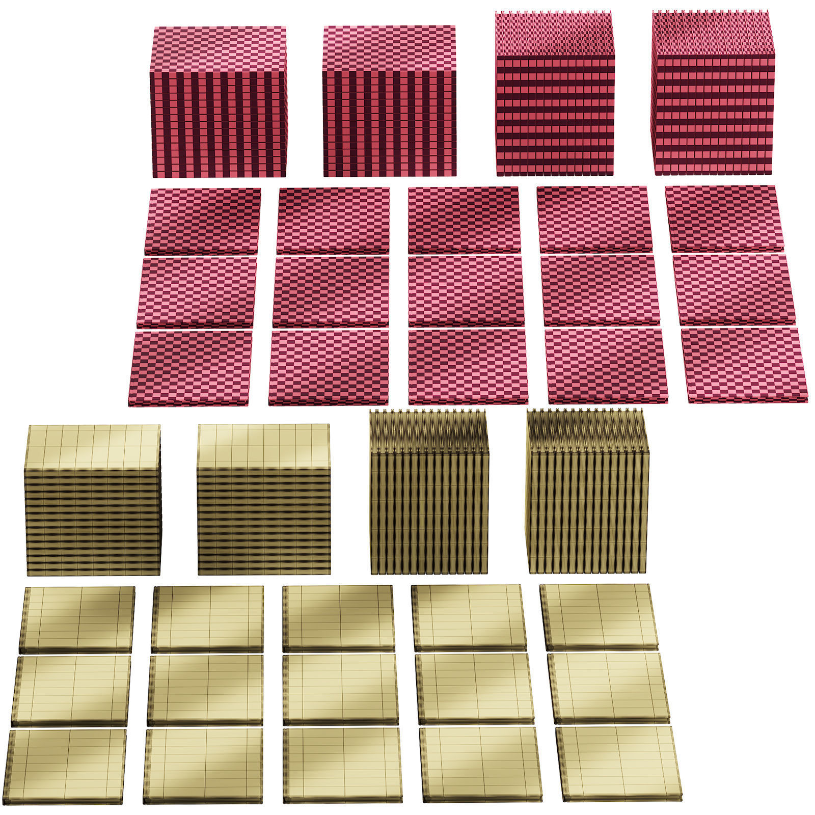 048 Decorative books set 07 Basic Art Series PART 02 3D model_27