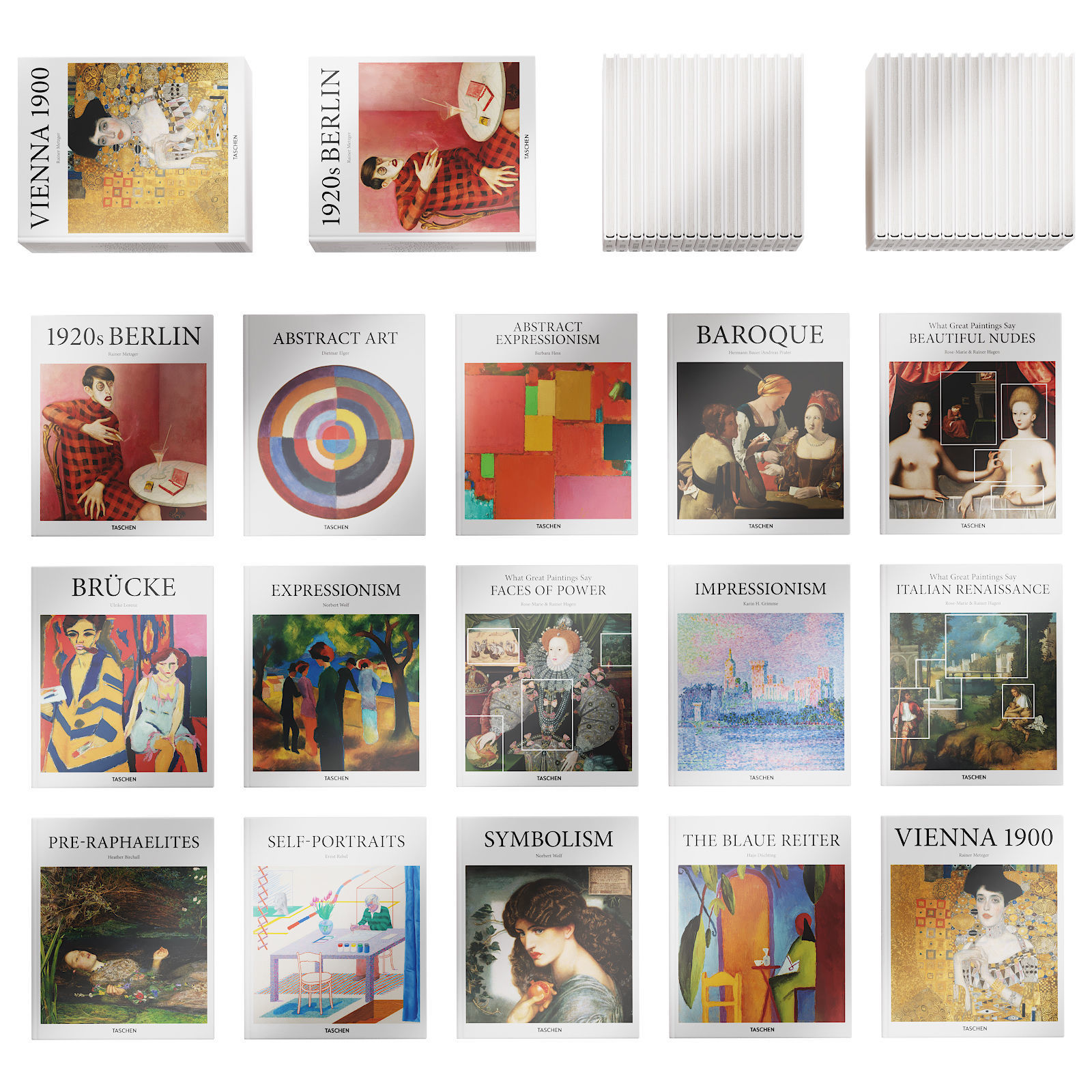 048 Decorative books set 07 Basic Art Series PART 02 3D model_28