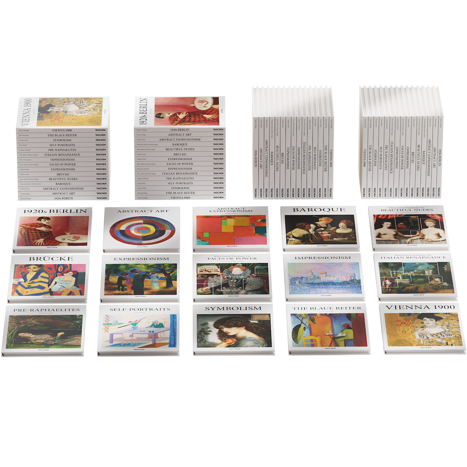 048 Decorative books set 07 Basic Art Series PART 02 3D model_18