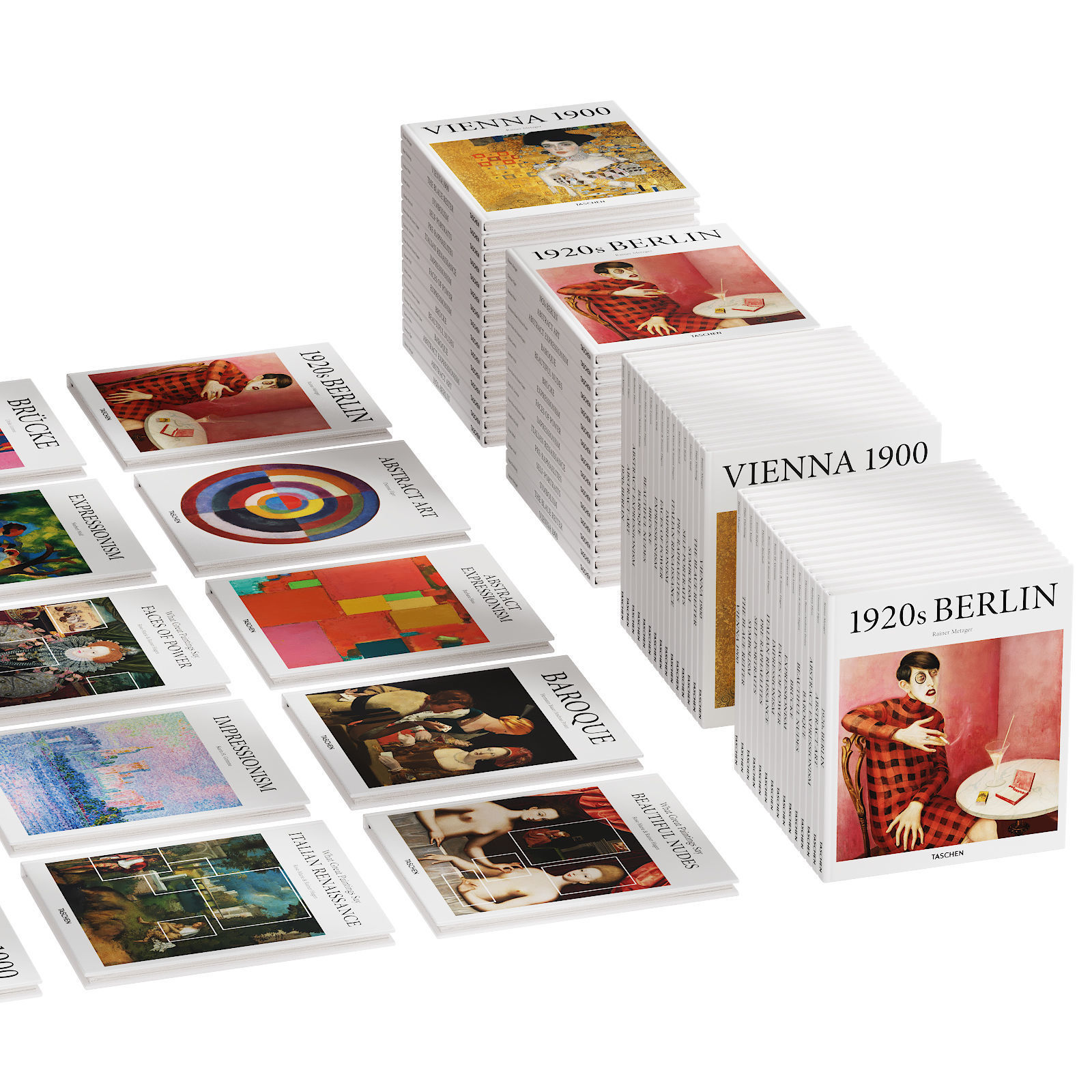 048 Decorative books set 07 Basic Art Series PART 02 3D model_19