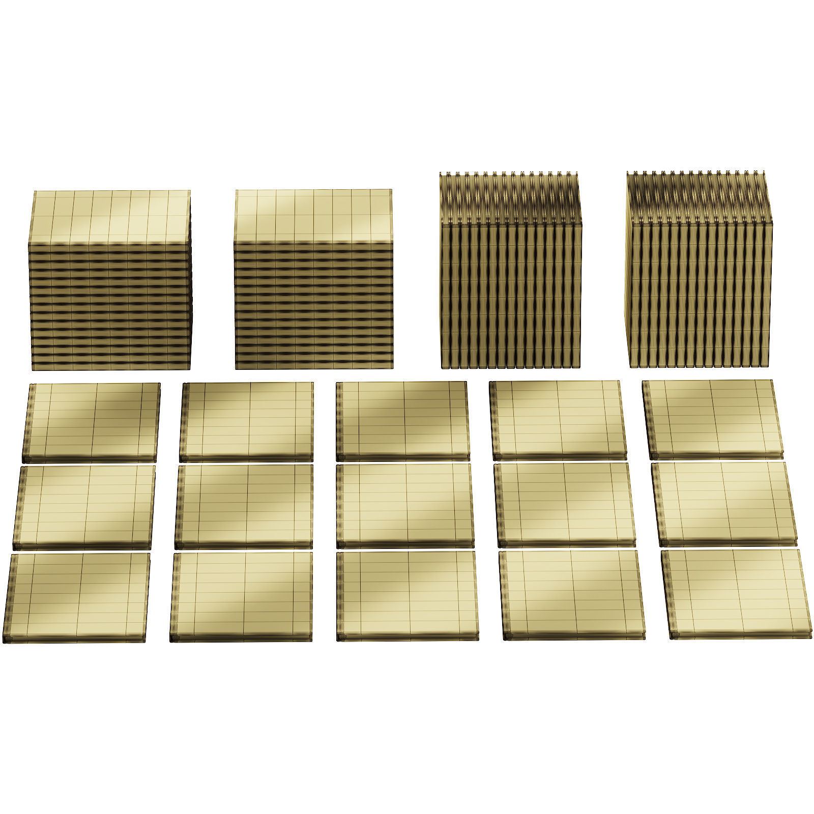 048 Decorative books set 07 Basic Art Series PART 02 3D model_17