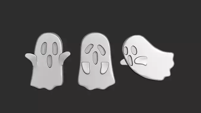 STL models for 3D printing and CNC ghosts 3D print model