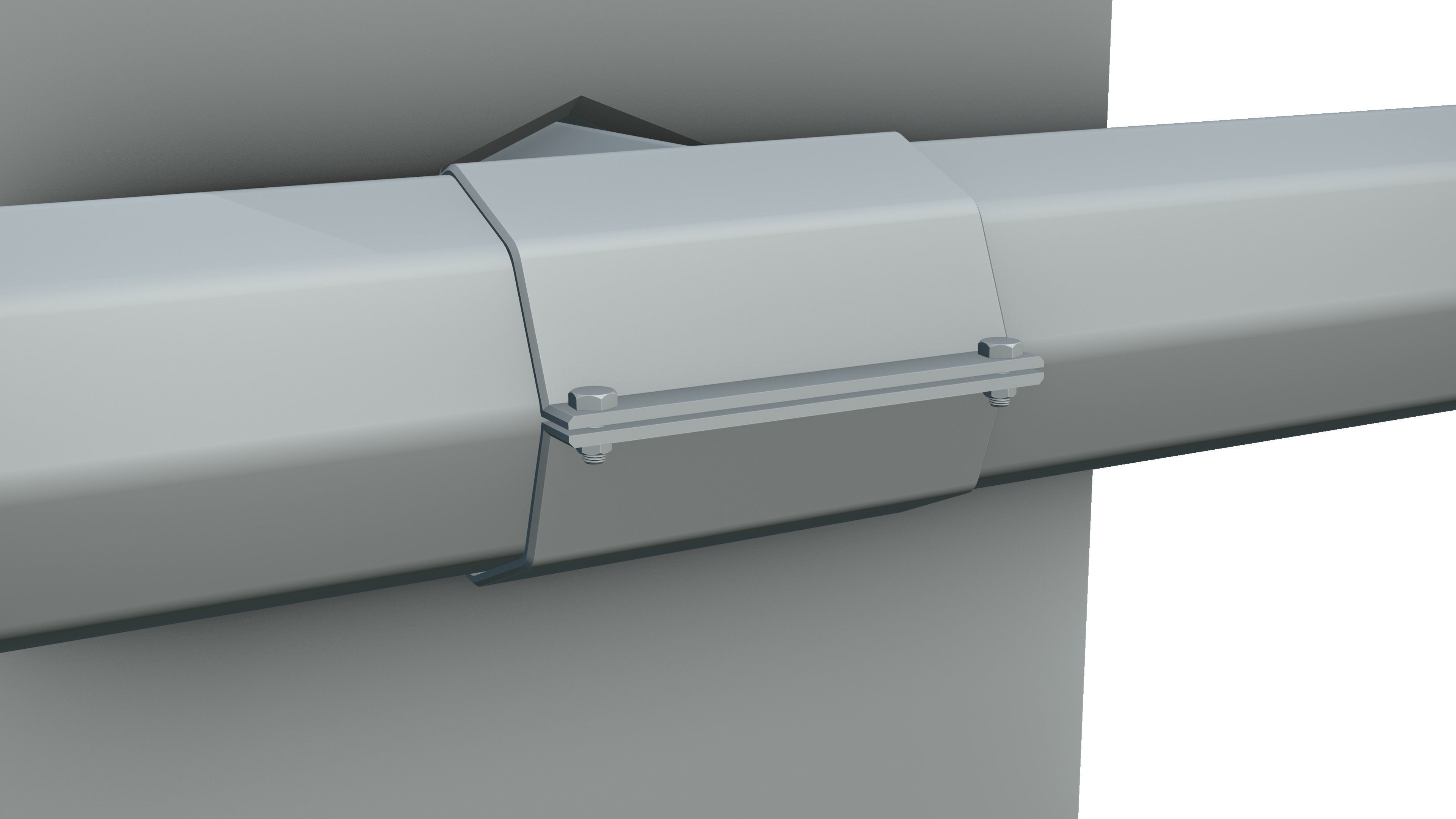 Traffic signal Low-poly 3D model_4