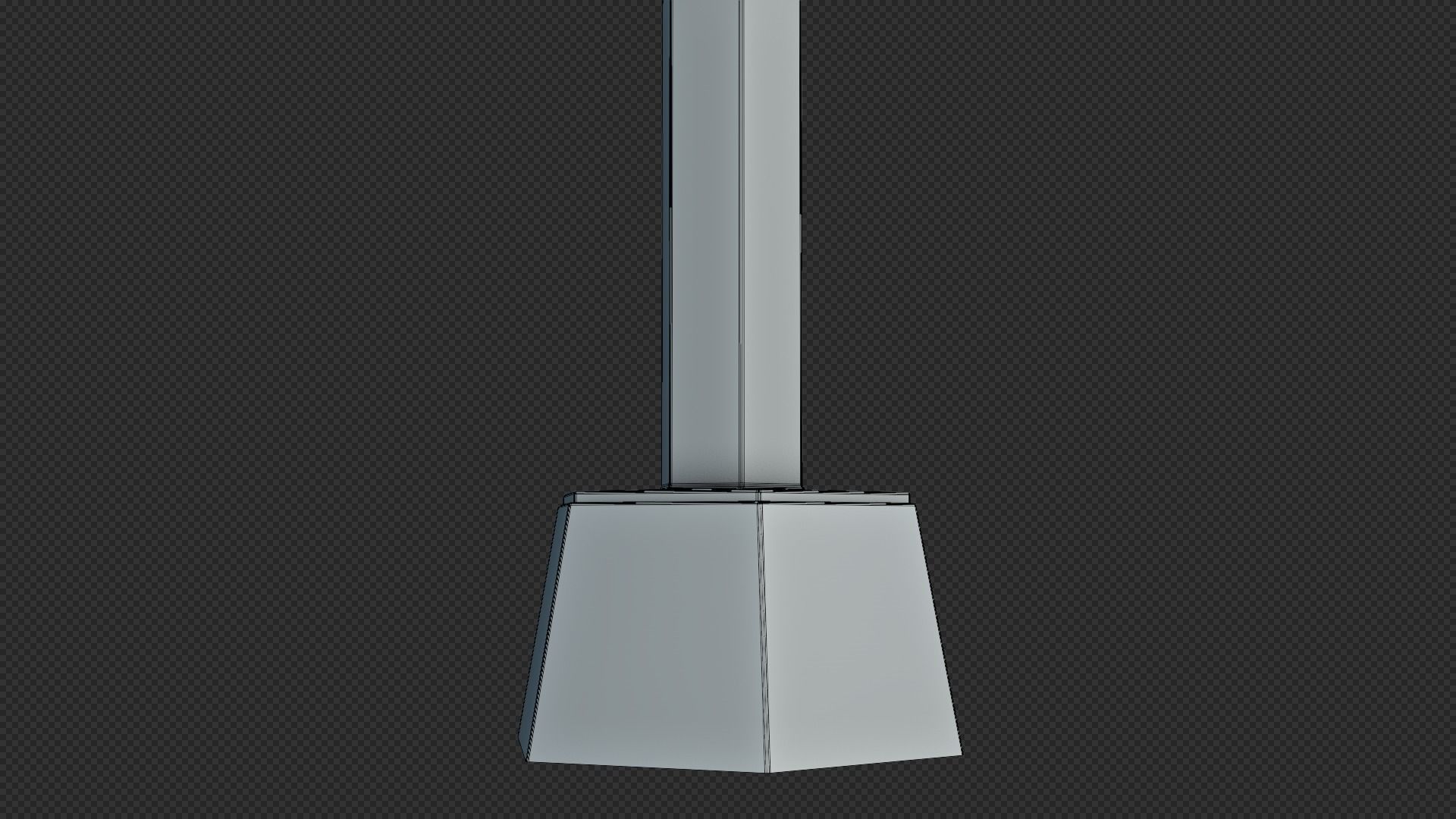 Traffic signal Low-poly 3D model_12
