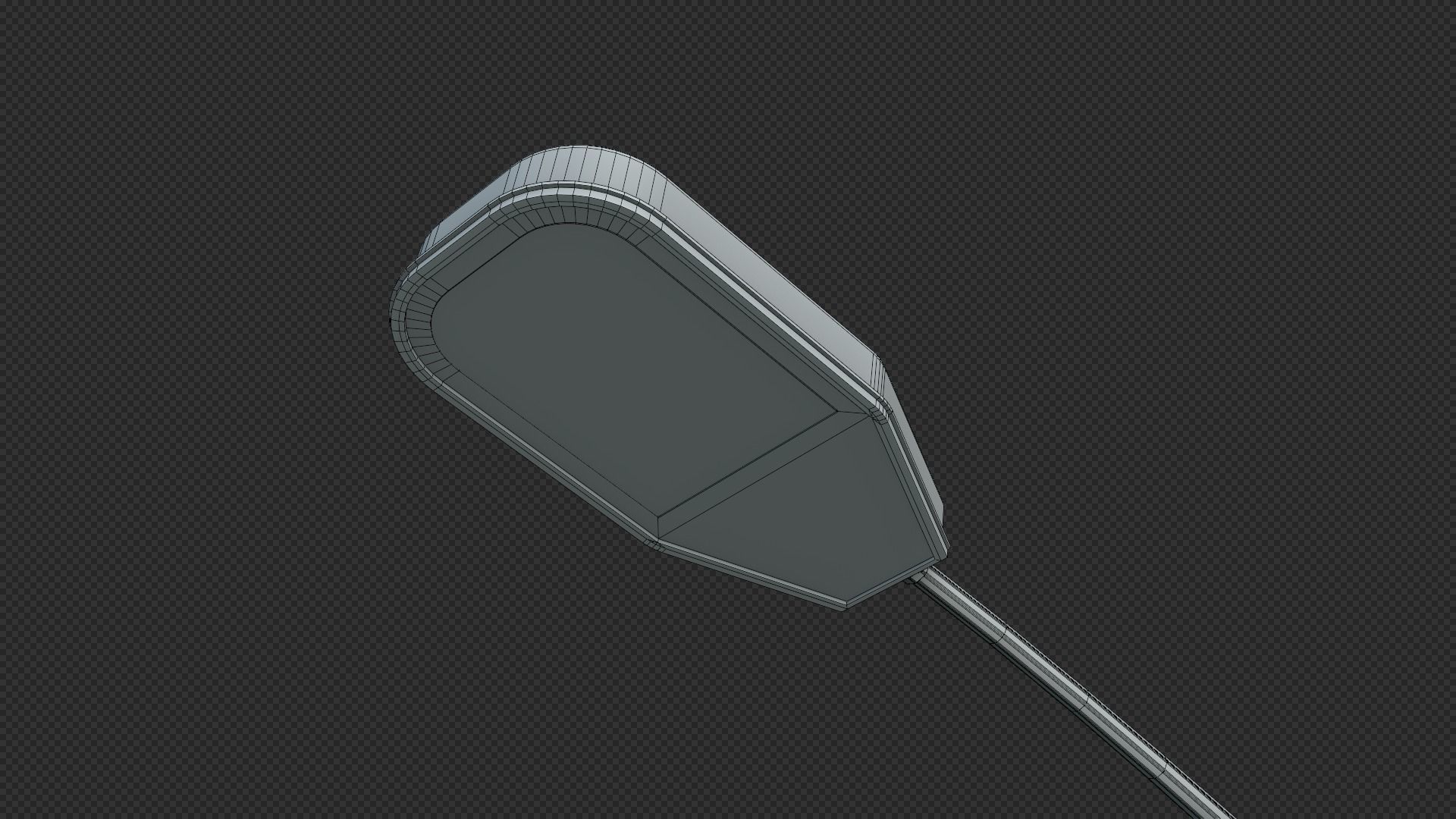 Traffic signal Low-poly 3D model_8