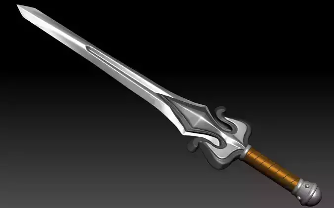 The Power Sword - Real Size - Heman Netflix Version 3D print model