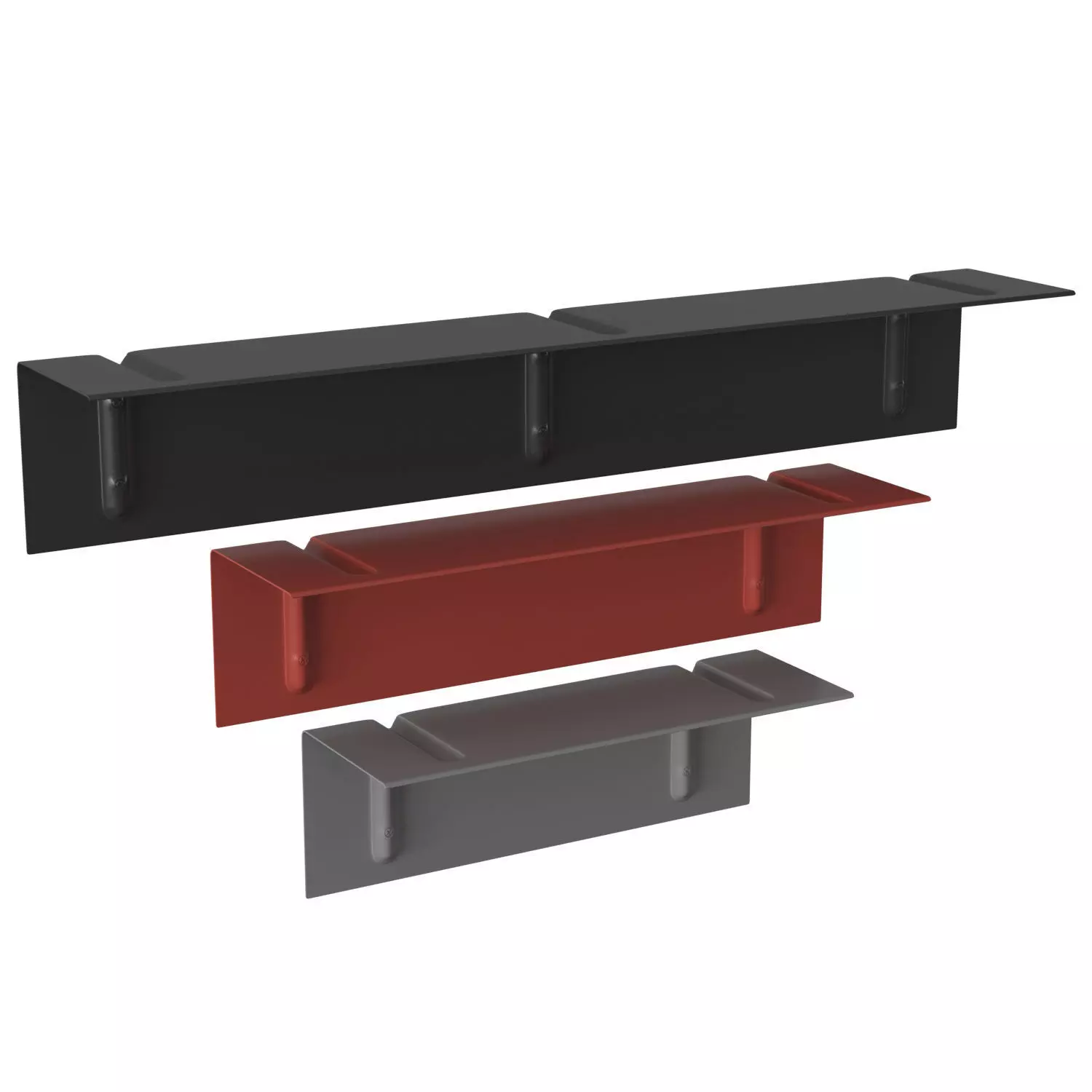 Brackets Incl Shelf 3D model_0