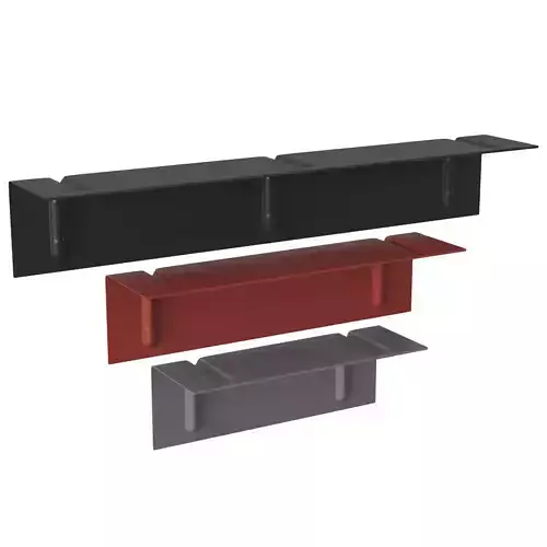Brackets Incl Shelf 3D model