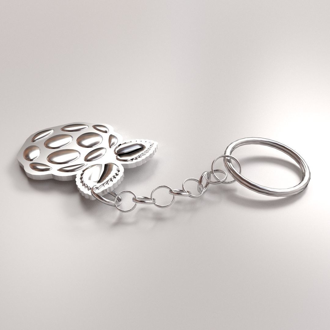 Raspberry Pi Keychain 3D model_2