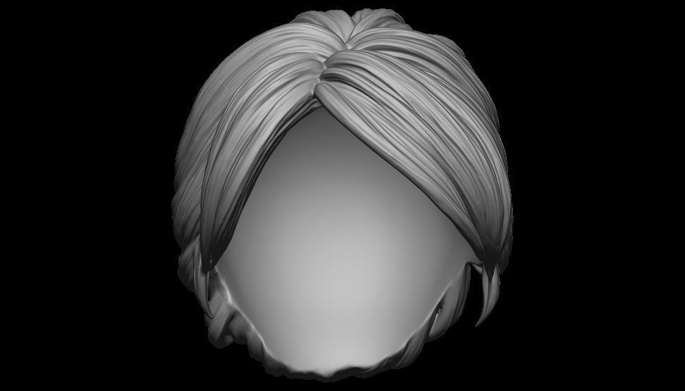 hair 13 3D print model_4