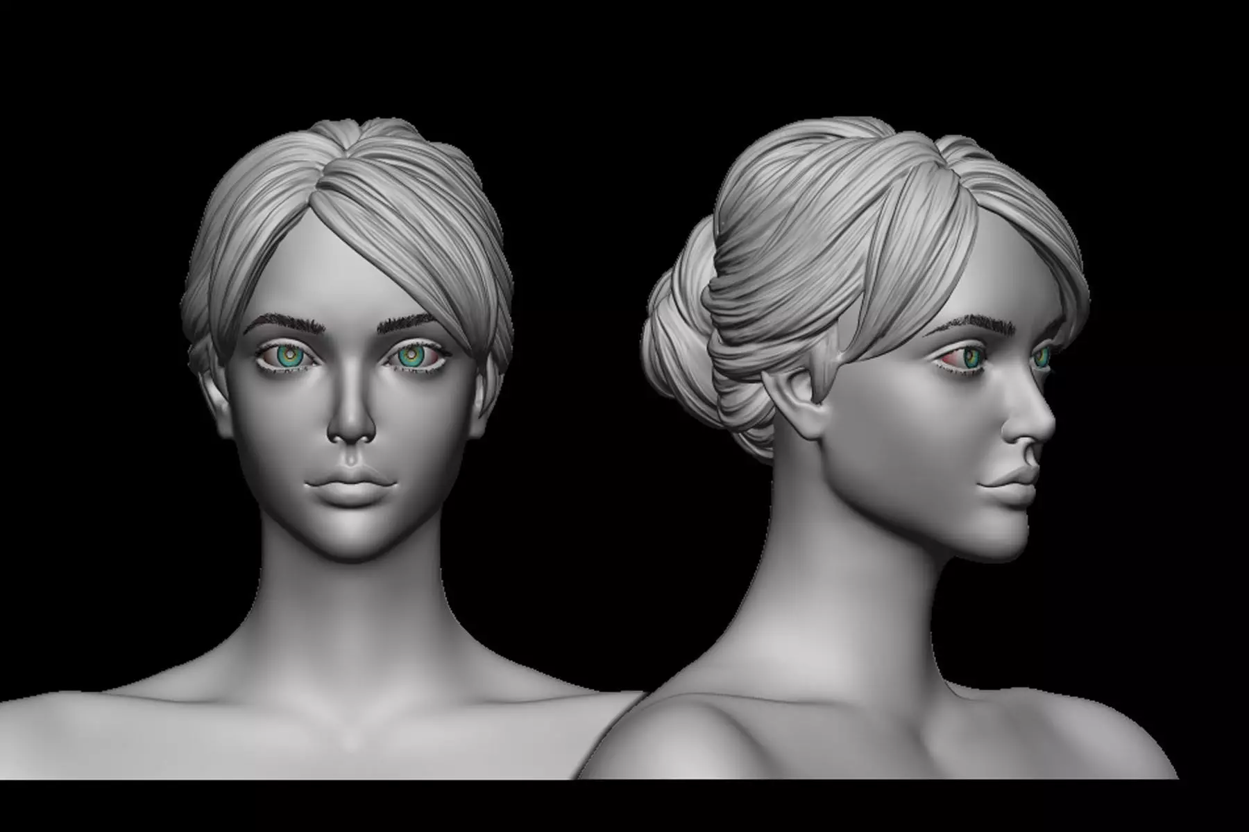 hair 13 3D print model_0