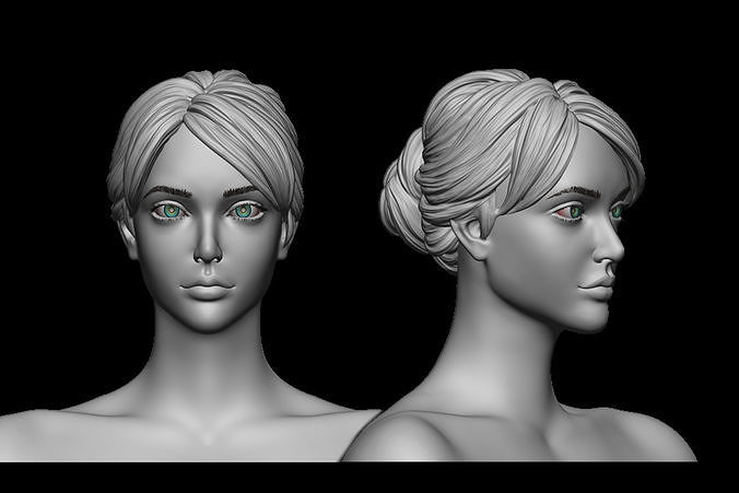 hair 13 3D print model