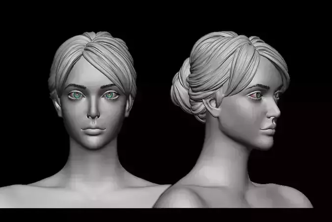 hair 13 3D print model