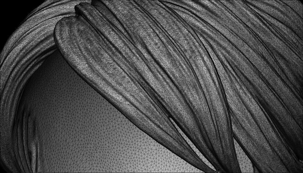 hair 13 3D print model_13