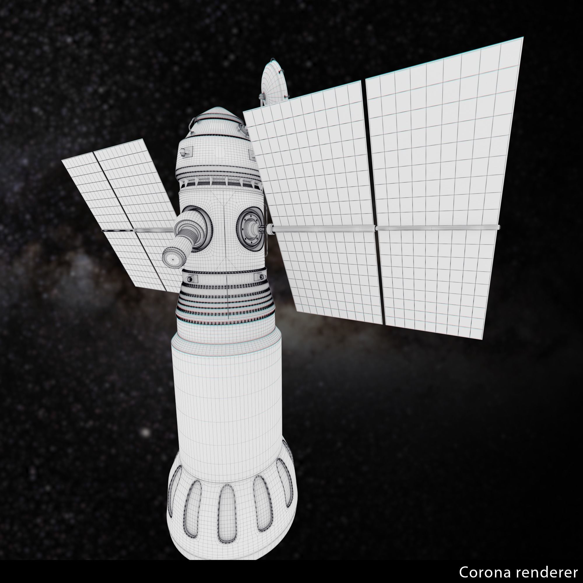 NASA satellite 3D model_3