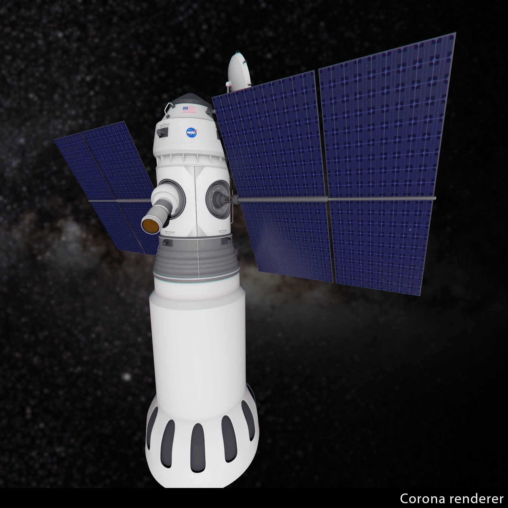 NASA satellite 3D model_2