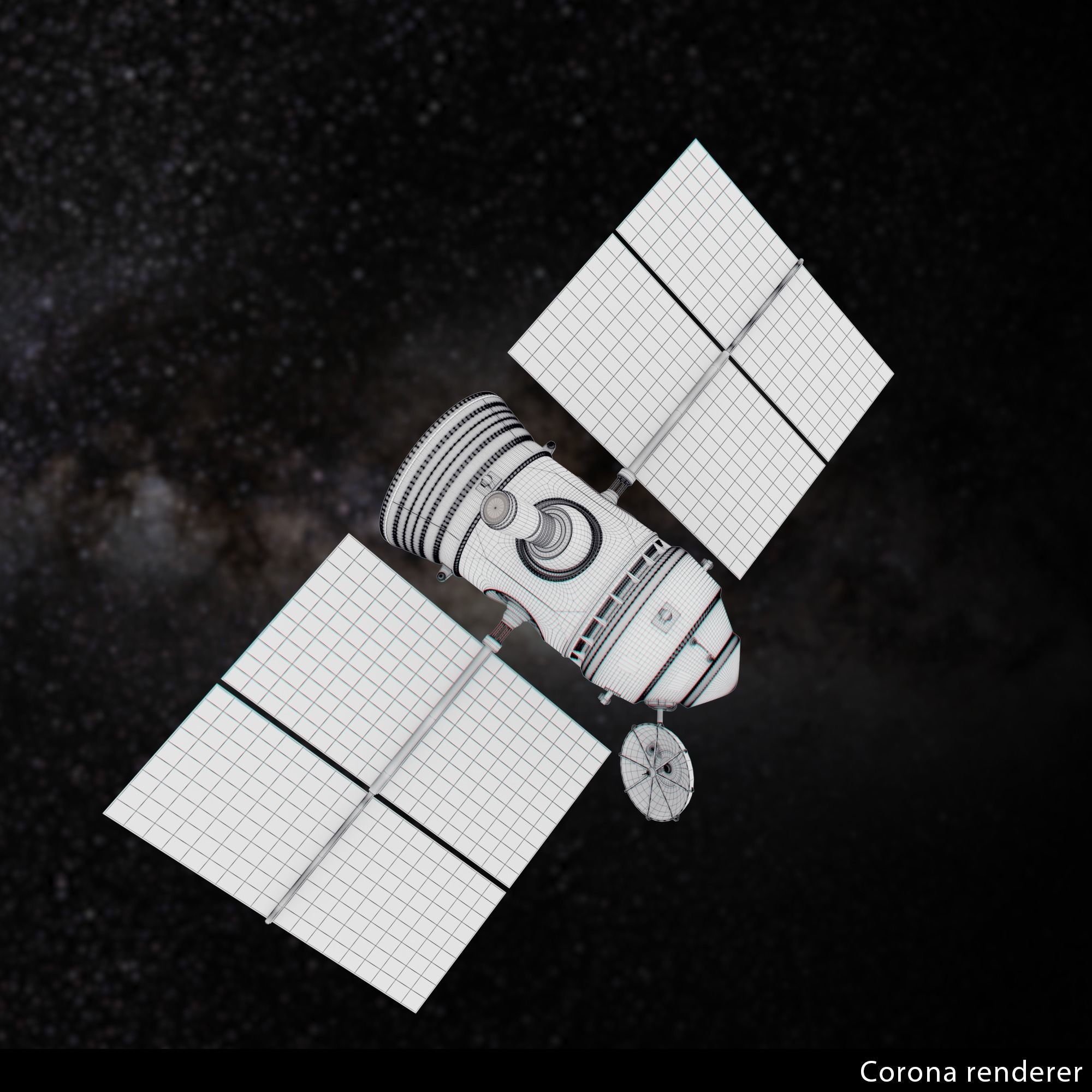 NASA satellite 3D model_1