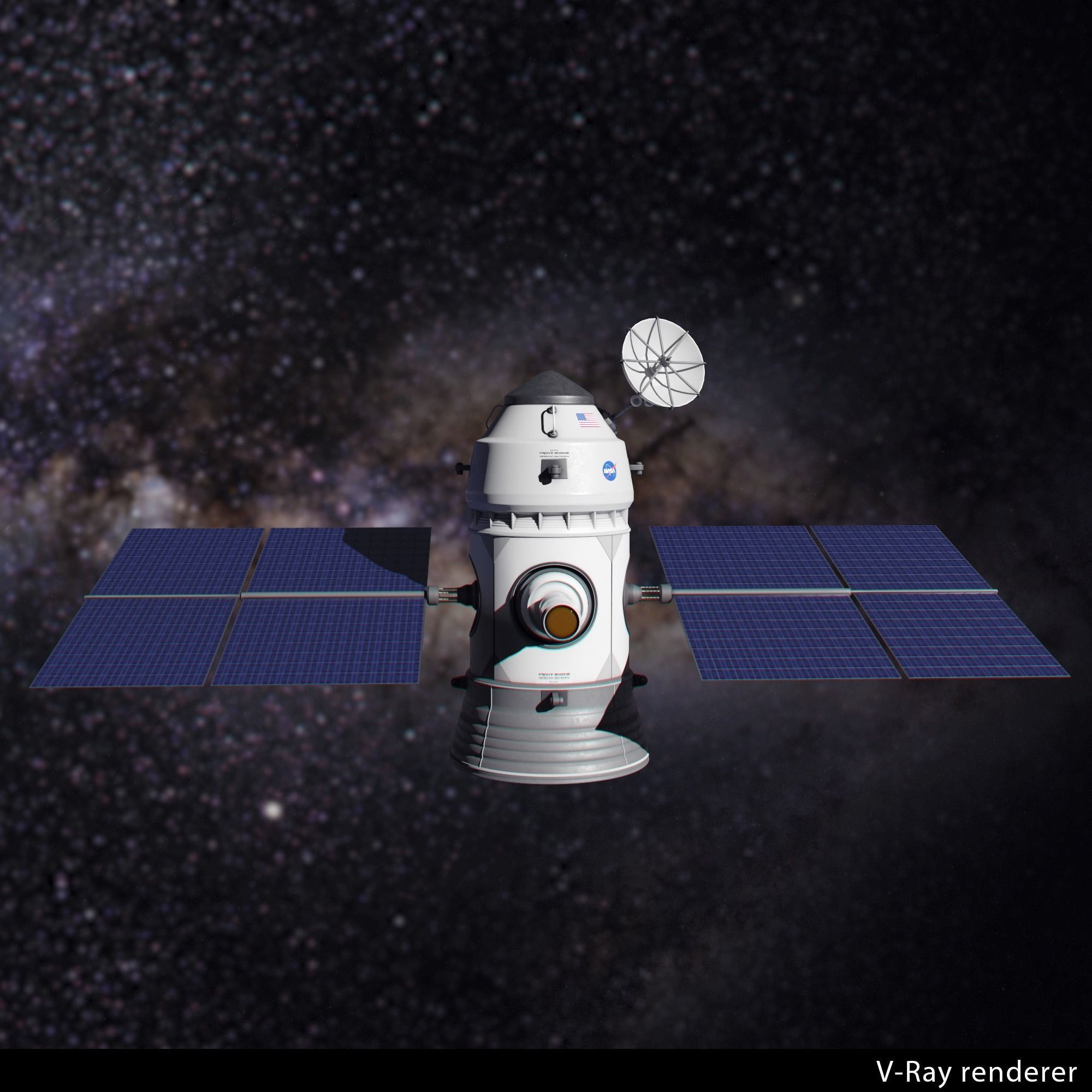 NASA satellite 3D model_7