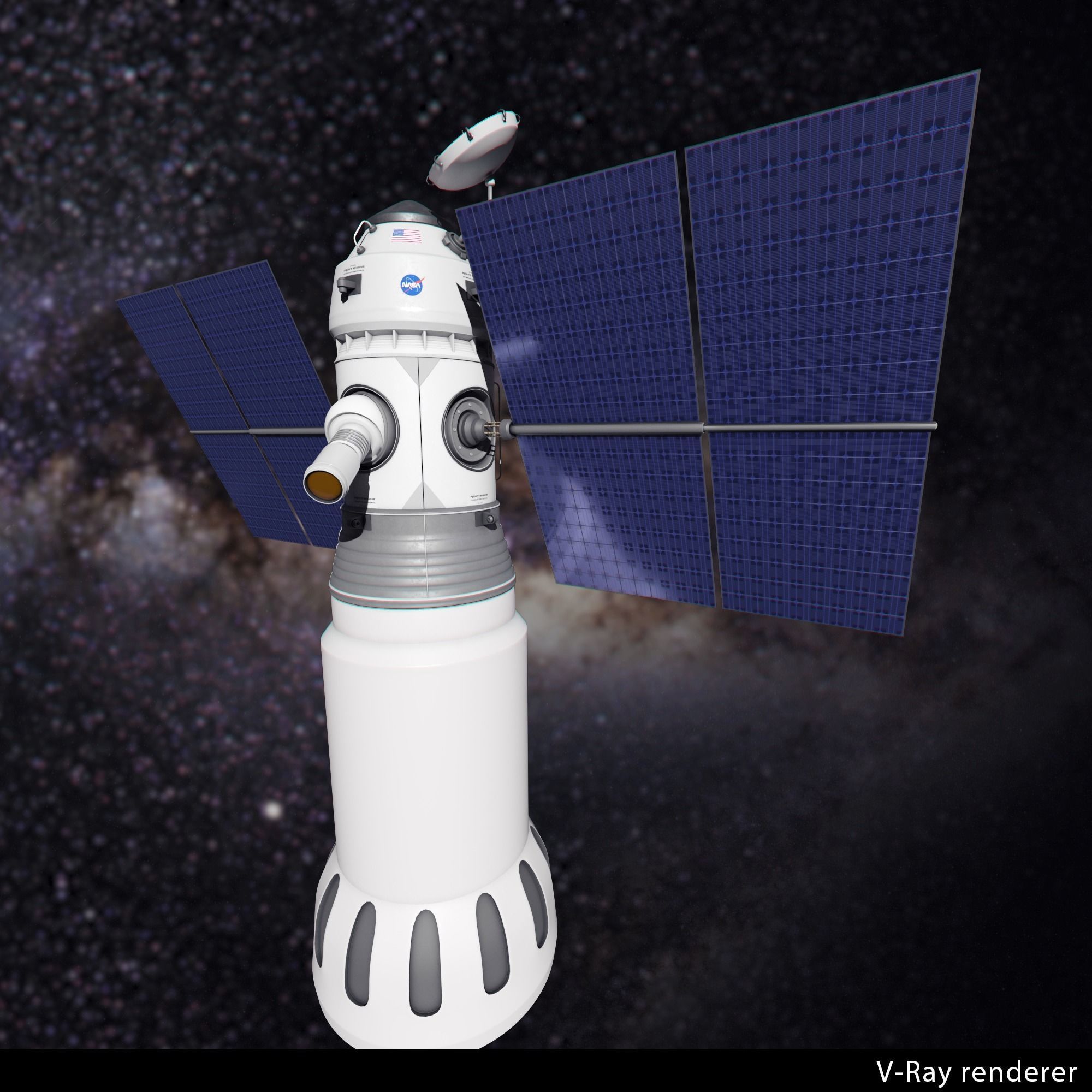 NASA satellite 3D model_8