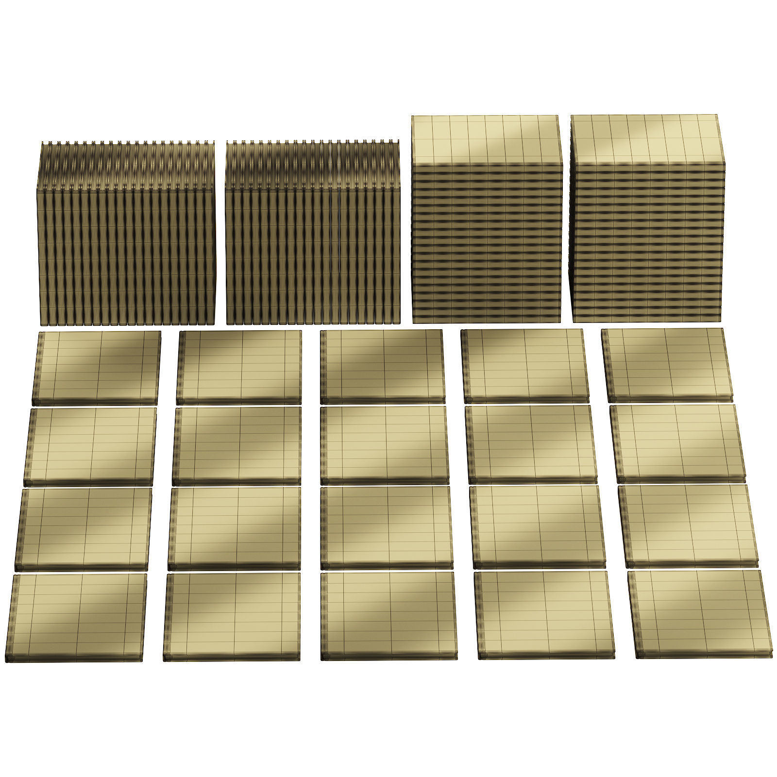 049 Decorative books set 08 Basic Art Series PART 03 3D model_10