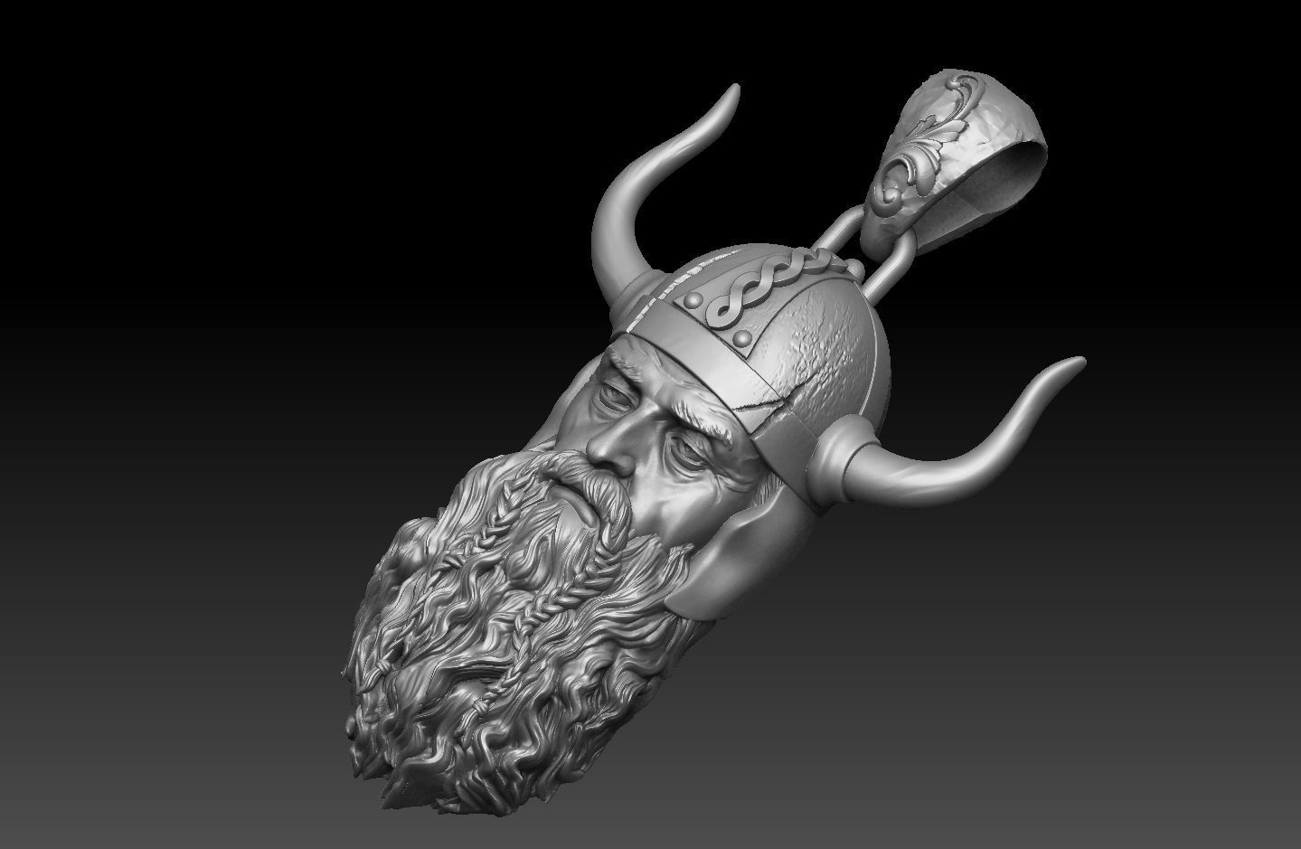  pendant Viking  3d model  3D print model_6