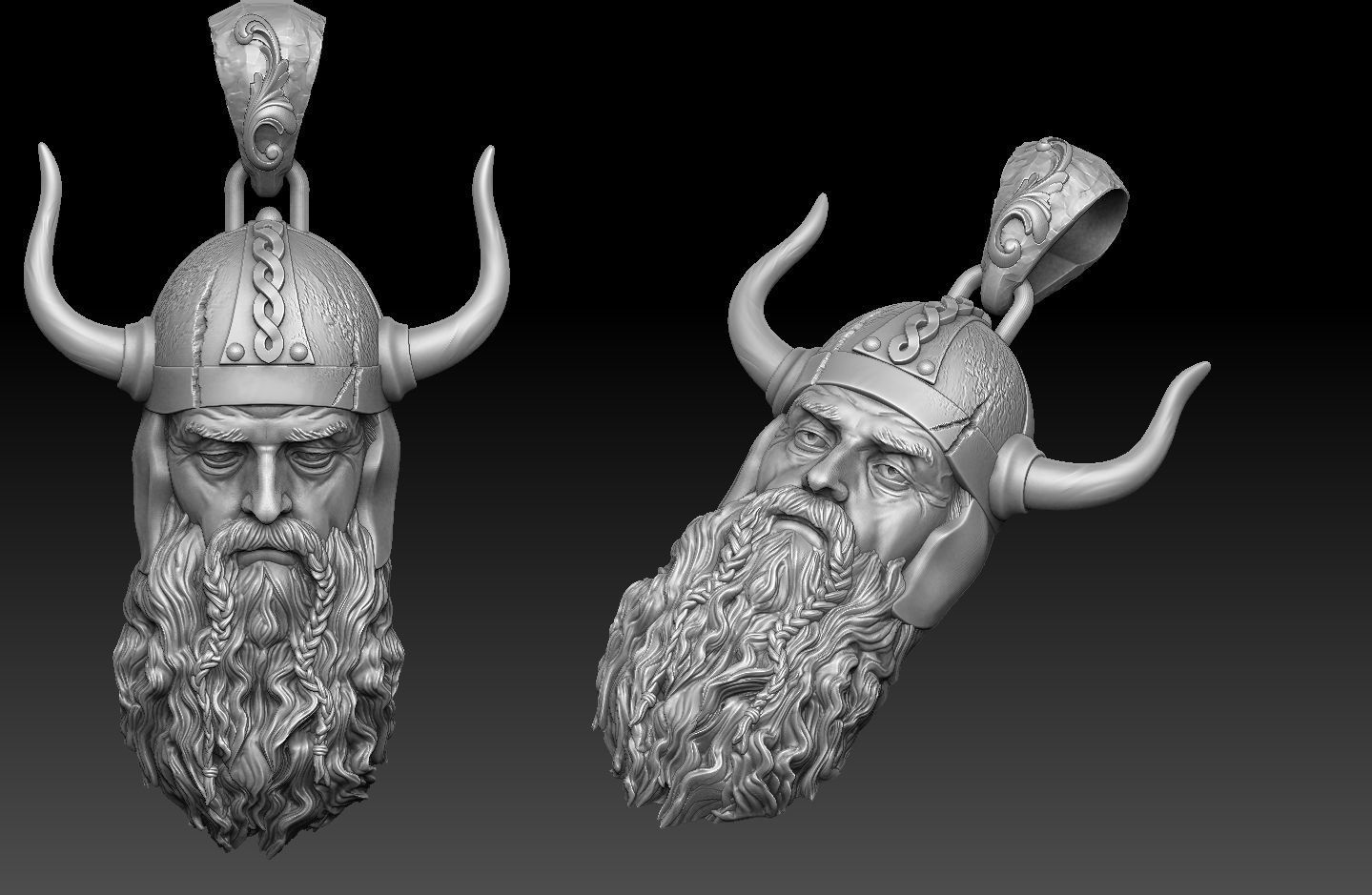  pendant Viking  3d model  3D print model_11