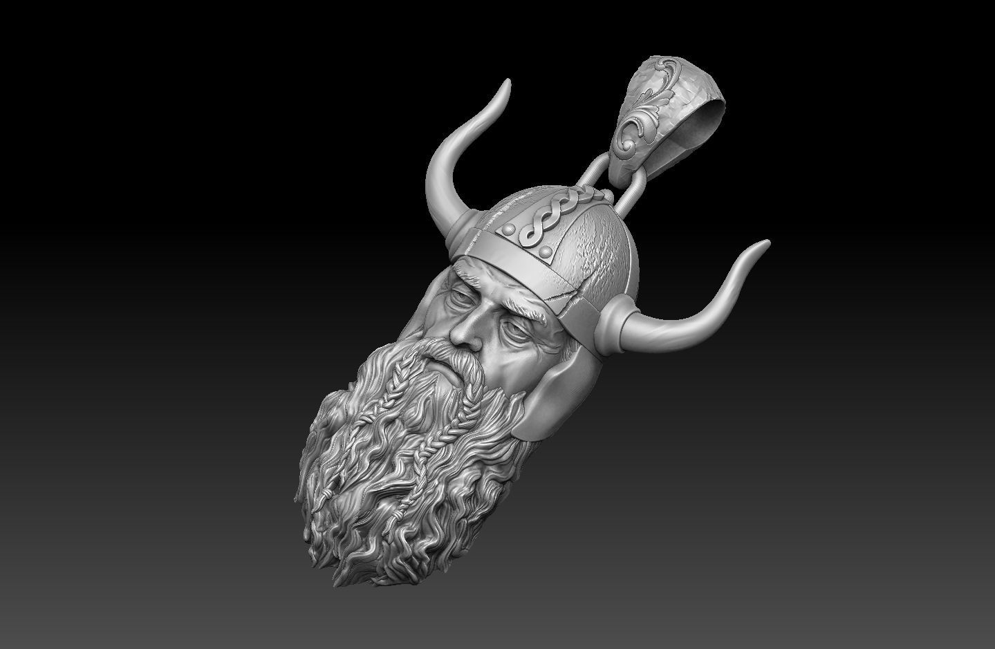  pendant Viking  3d model  3D print model_1