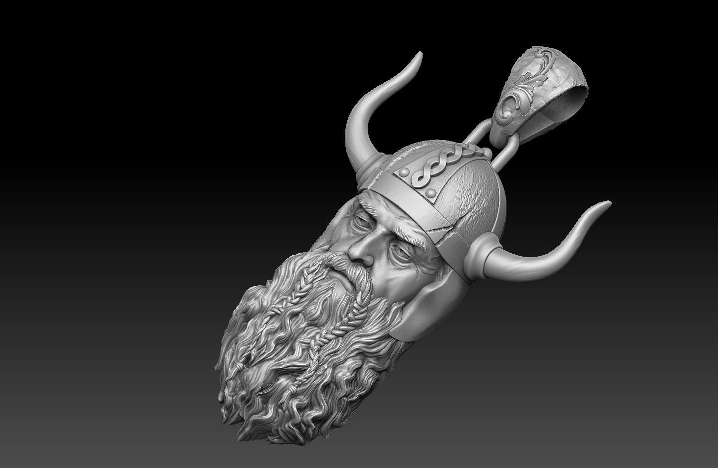  pendant Viking  3d model  3D print model_10