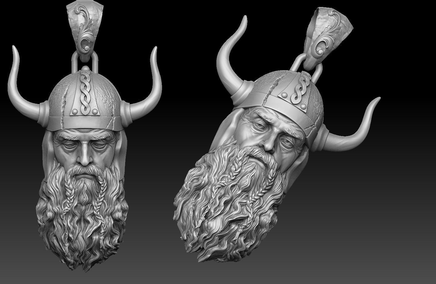  pendant Viking  3d model  3D print model_13