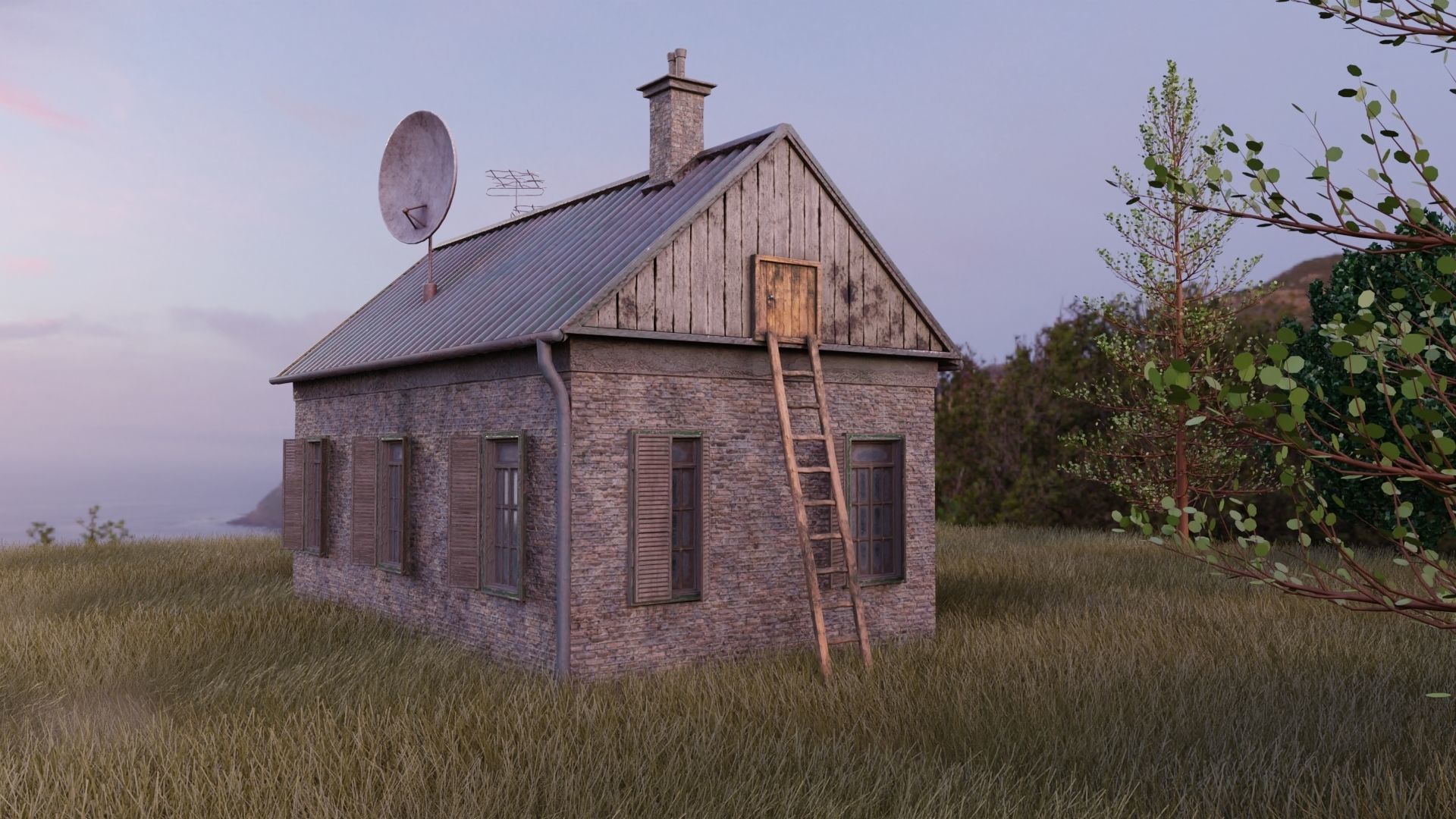 House east russian designed 3D model_9