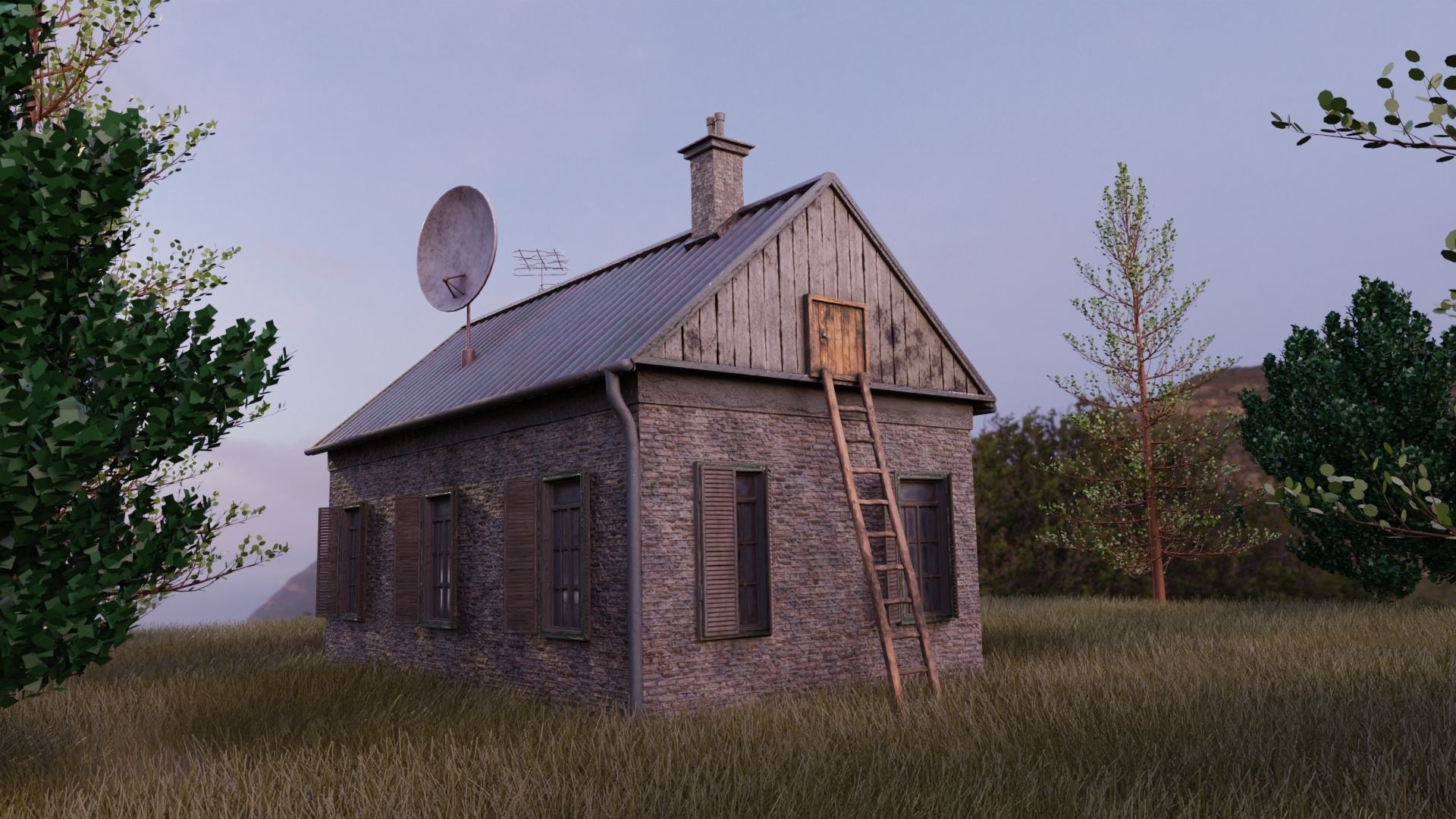 House east russian designed 3D model_4